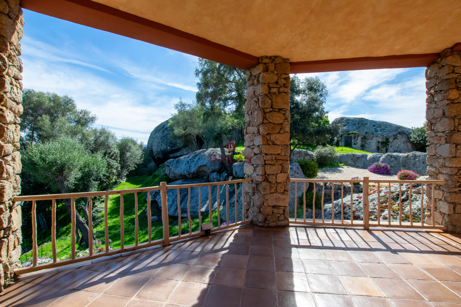 Arzachena: detached villa on one level with panoramic view