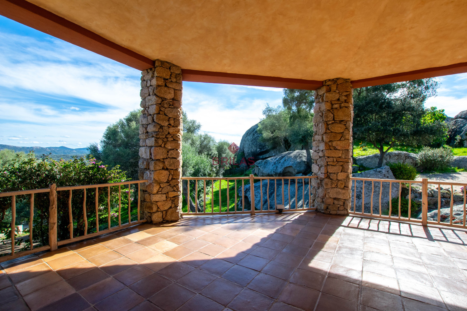 Arzachena: detached villa on one level with panoramic view