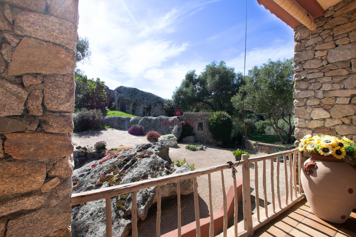 Arzachena: detached villa on one level with panoramic view