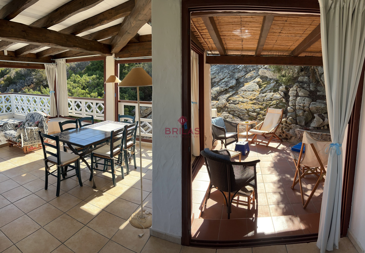 Villa surrounded by greenery with splendid sea views