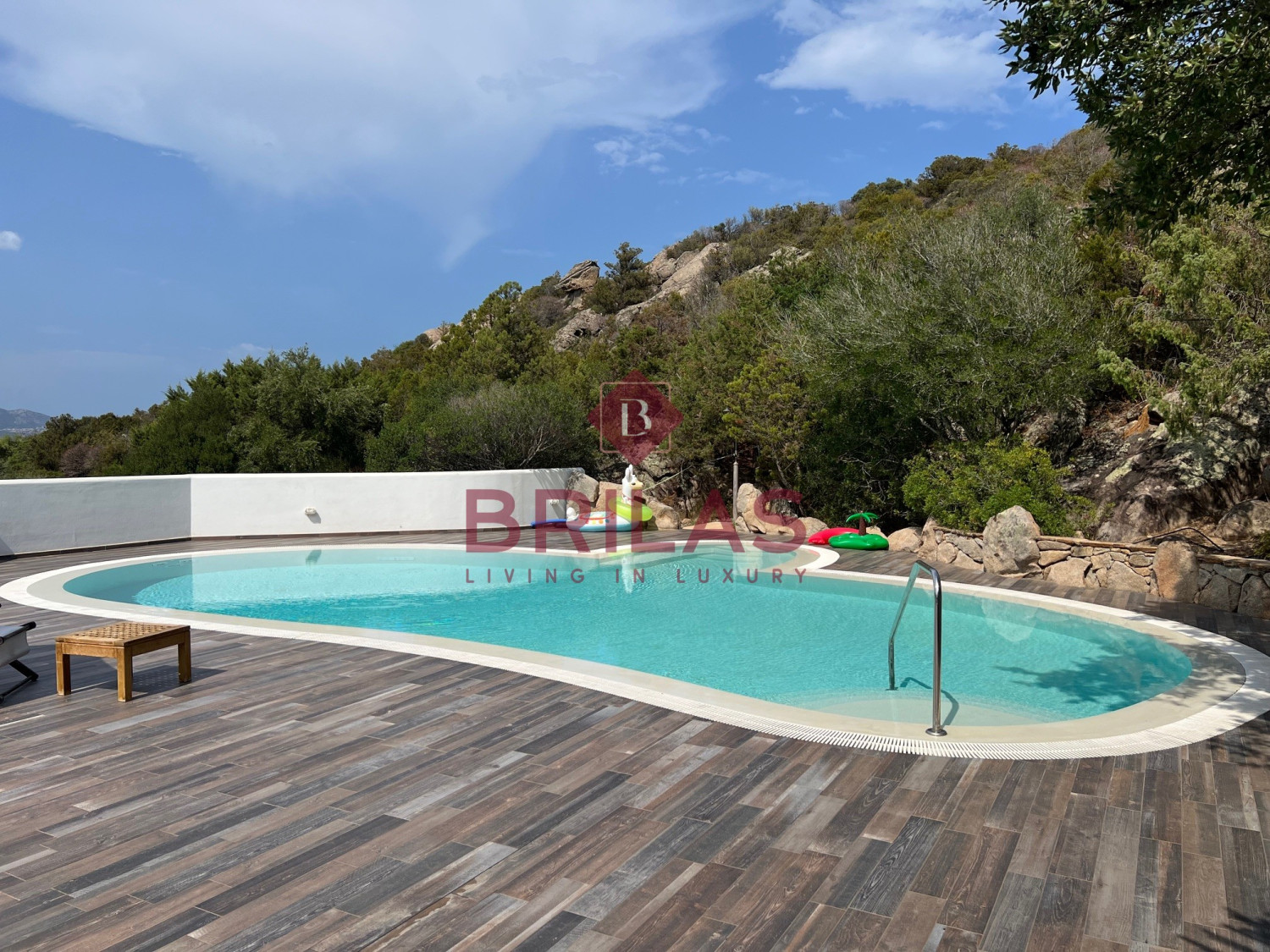 Villa surrounded by greenery with splendid sea views