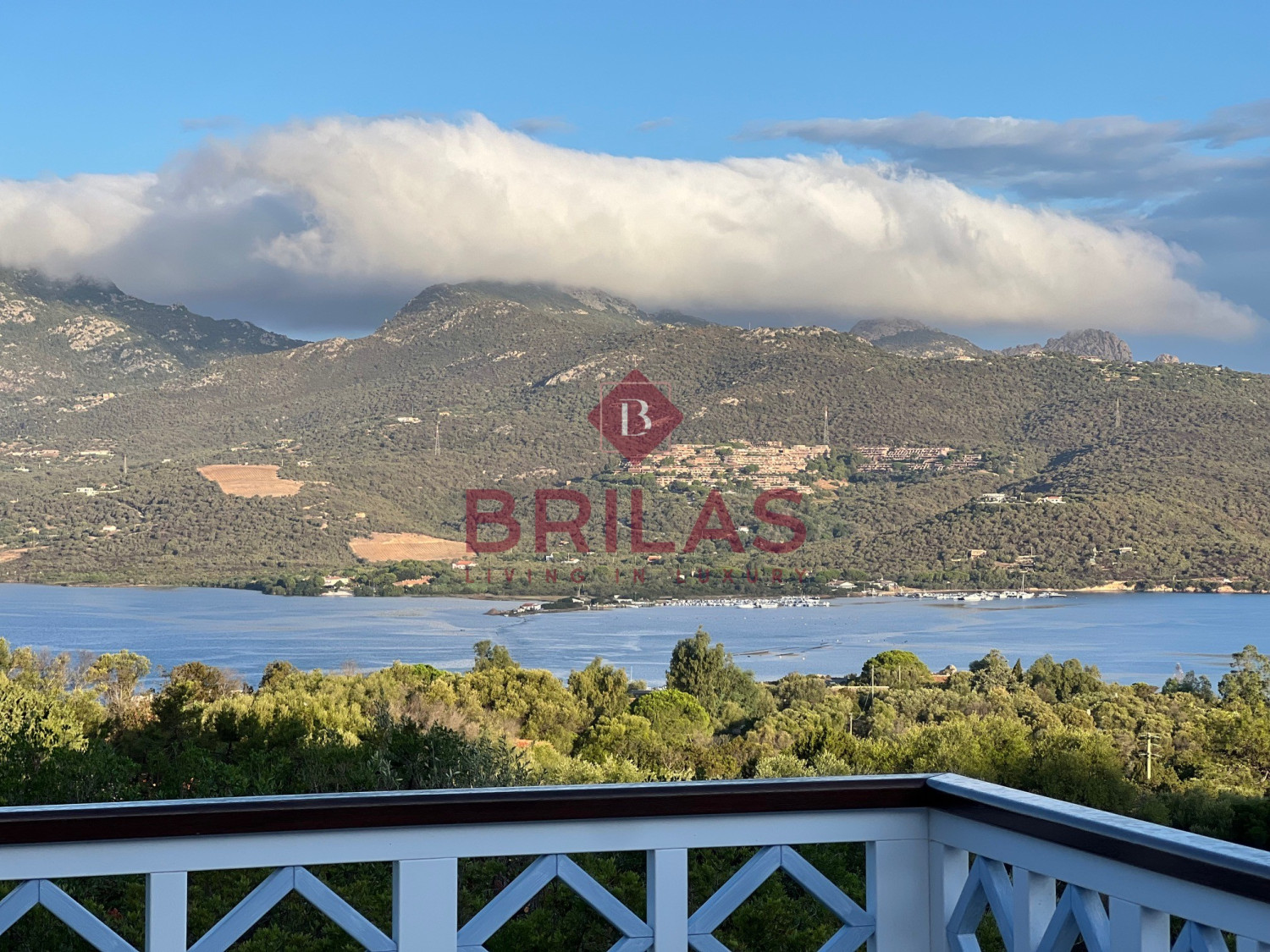 Villa surrounded by greenery with splendid sea views