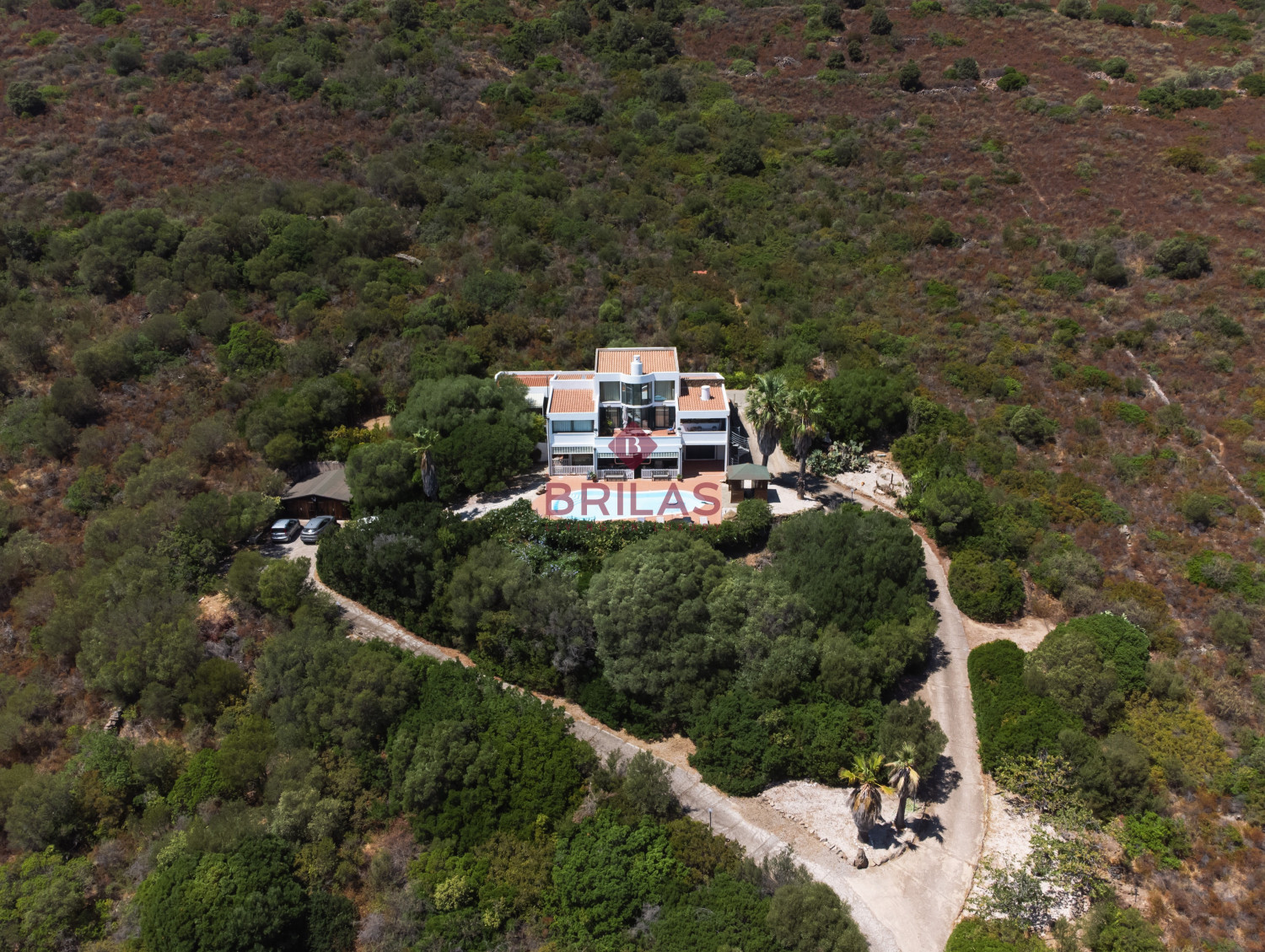 Seaview Villa with Swimming Pool in Suiles