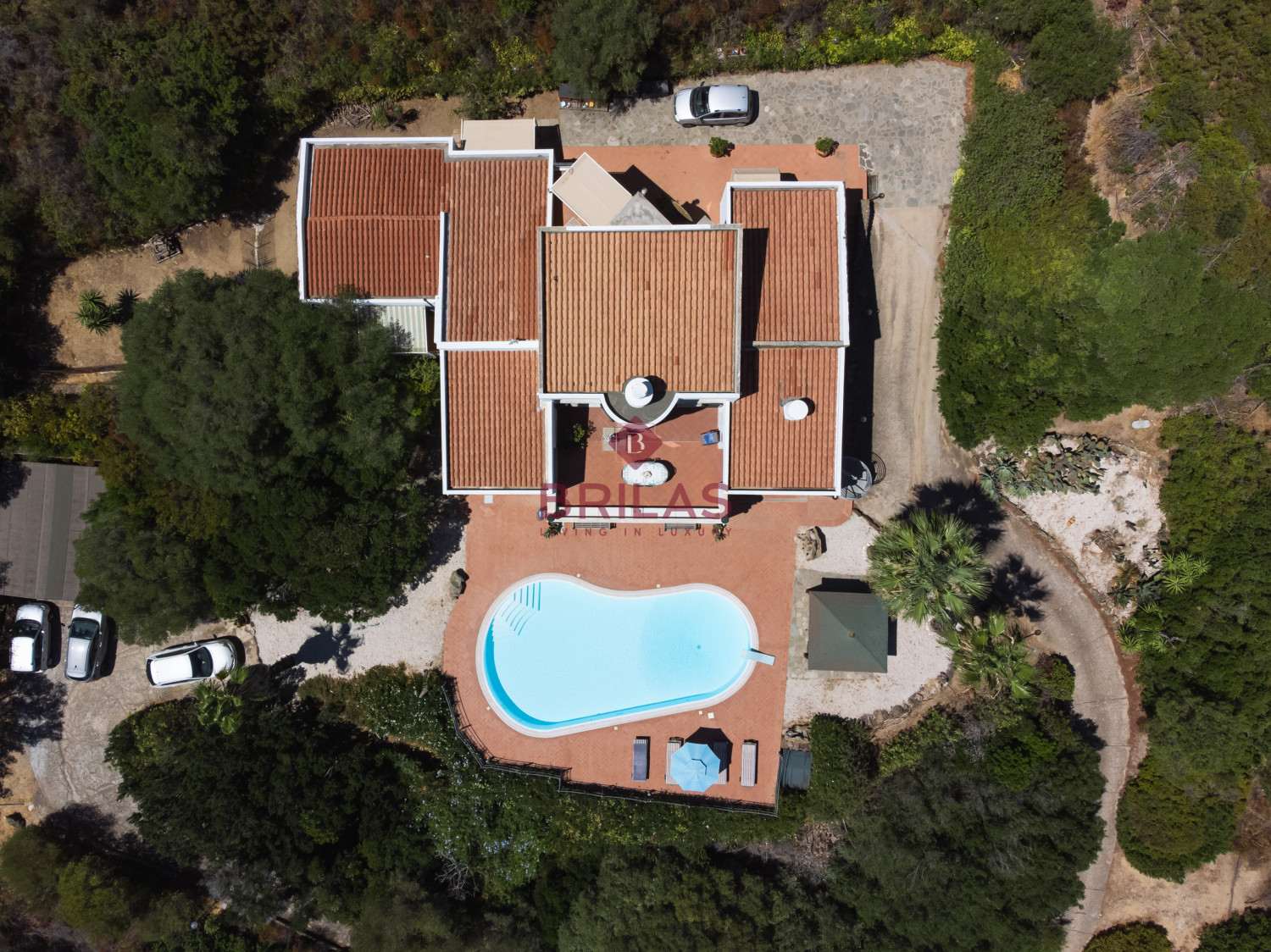 Seaview Villa with Swimming Pool in Suiles