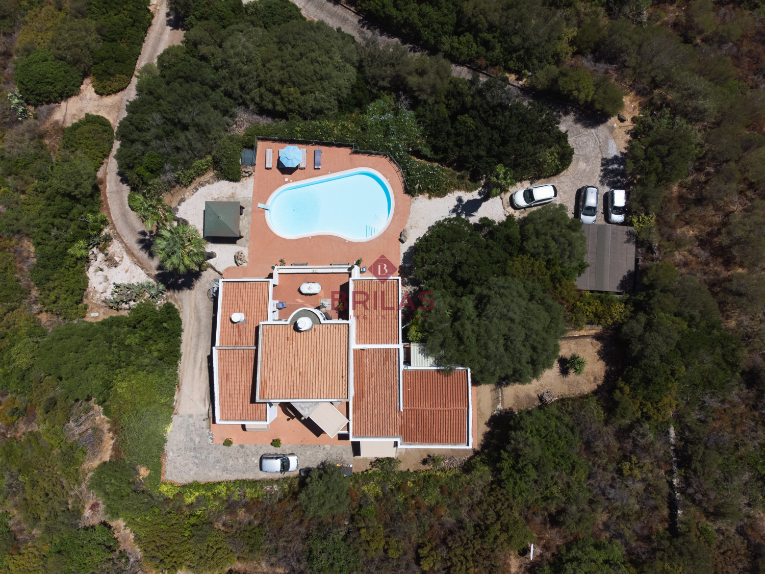 Seaview Villa with Swimming Pool in Suiles