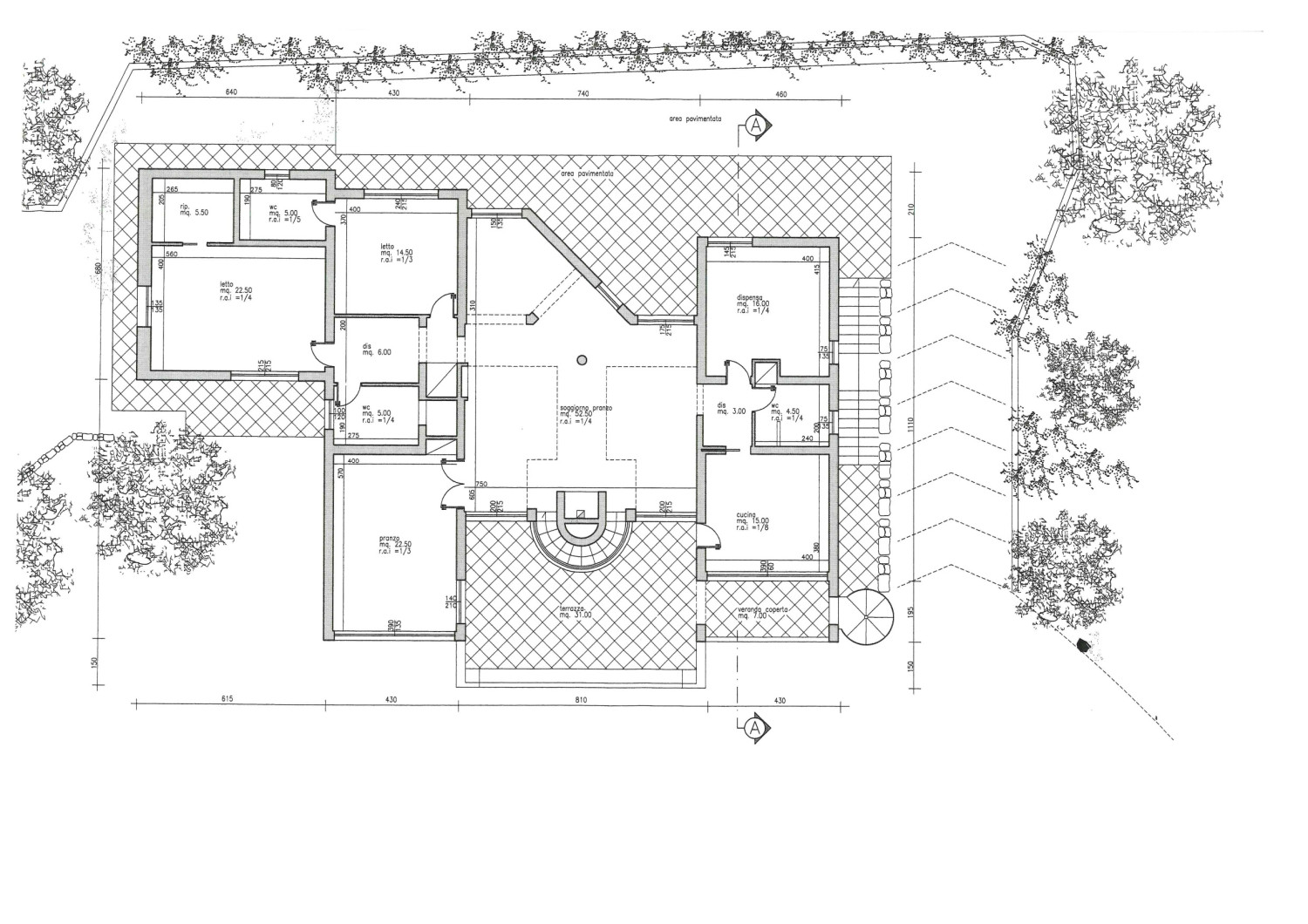 Seaview Villa with Swimming Pool in Suiles