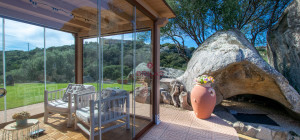 Arzachena: detached villa on one level with panoramic view