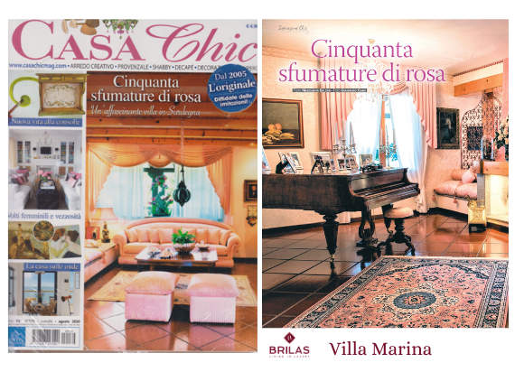 La prestigiosa rivista Casa Chic racconta la storia, l’architettura e il design di Villa Marina.
