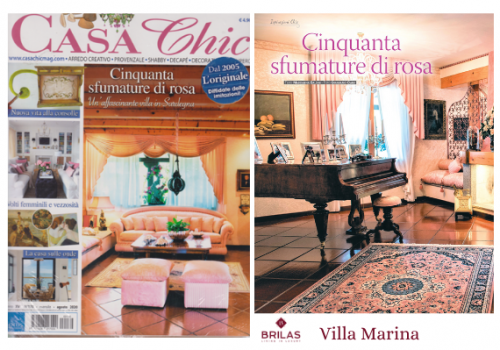La prestigiosa rivista Casa Chic racconta la storia, l’architettura e il design di Villa Marina.